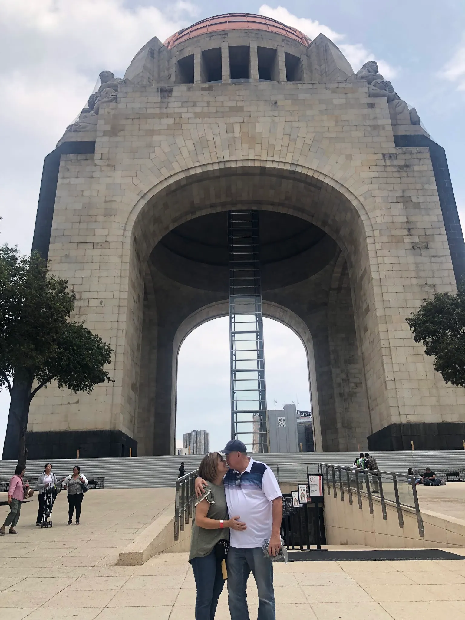 We got off the bus at this memorial and walked around it a bit to let the kids stretch their legs. I wish I could remember what it represented. I’m not a good historian like others in the family.