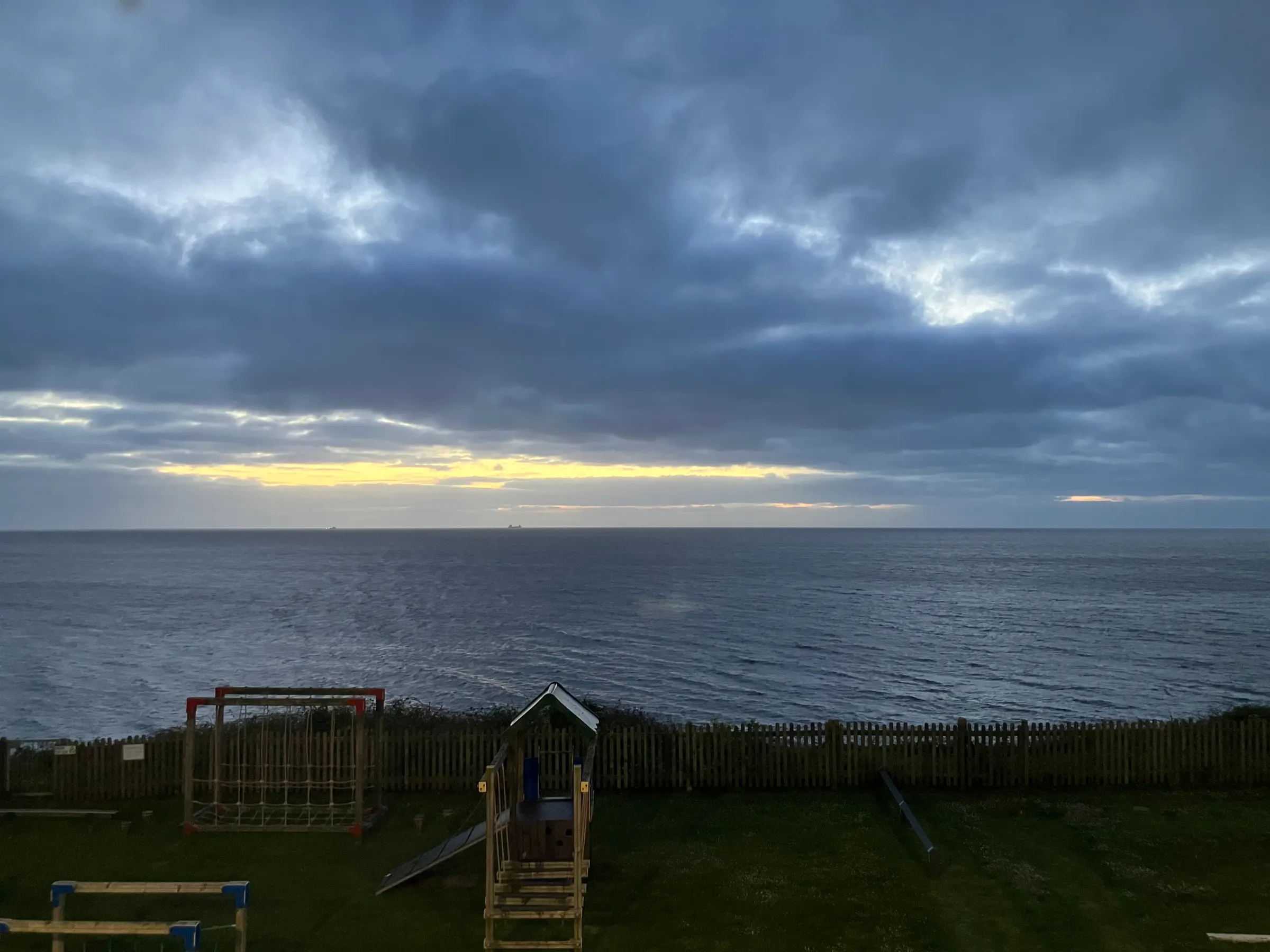 You will see some nice pictures of the North Sea with the light shining through. Pretty beautiful they are.