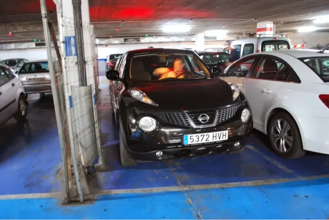Another beautiful parking job! This is a parking garage in Malaga.