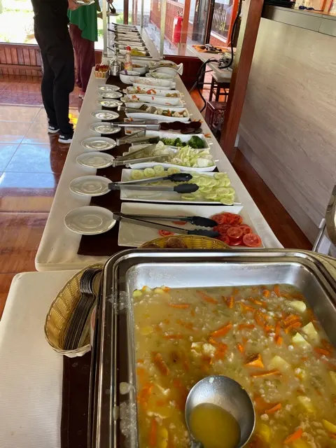The buffet lunch…pretty good!