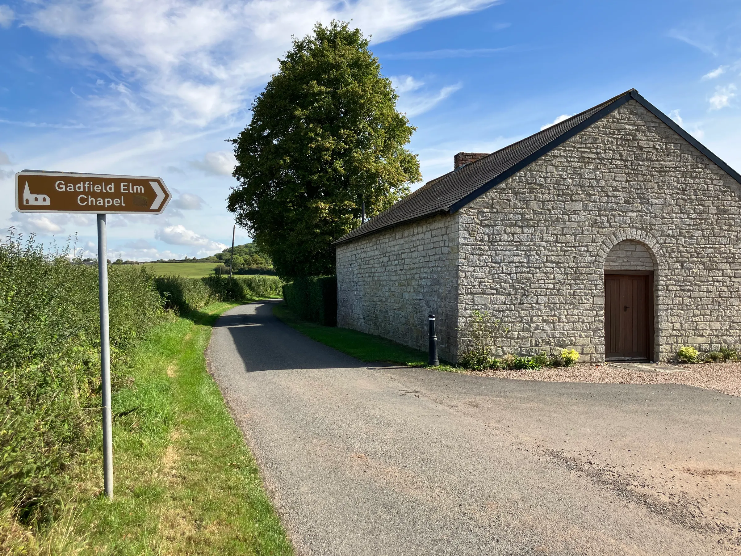 This is the narrow street that took us to this site. It felt like we were out in the boonies.