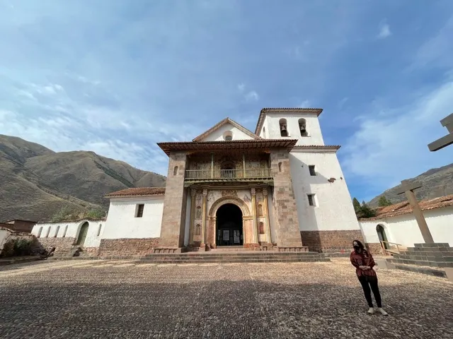 This is what the church looked like outside it.