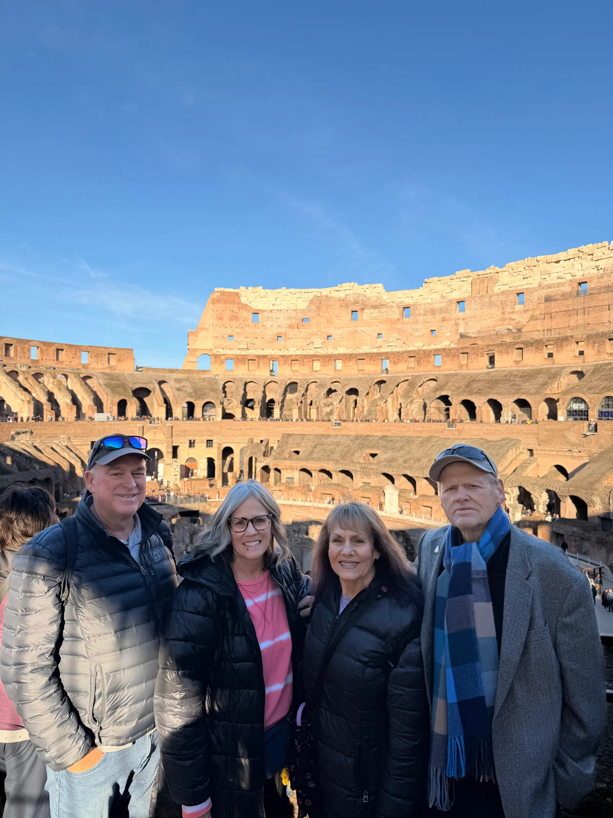 Us at the Coliseum.
