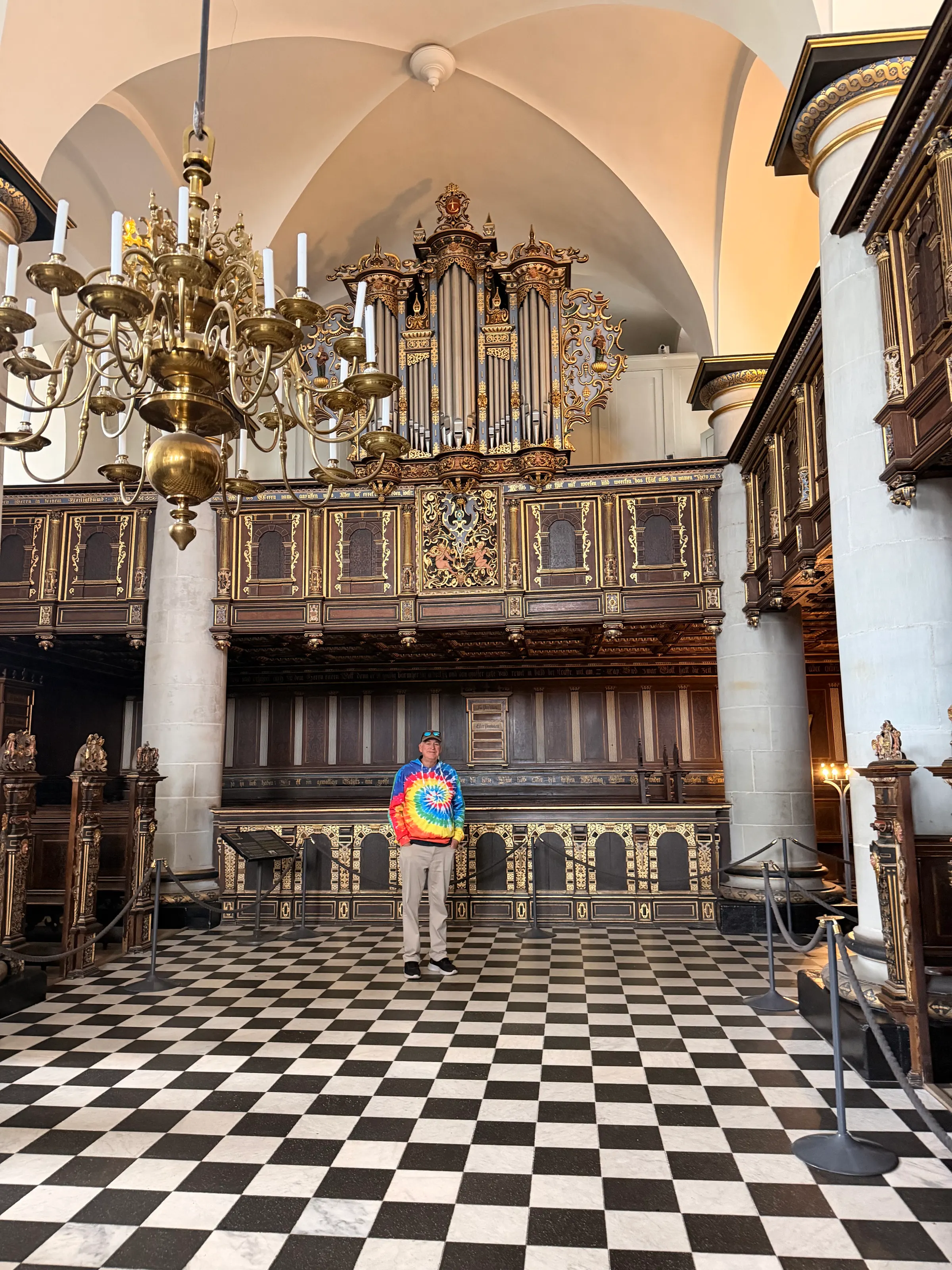 I believe this is one of the banquet rooms in the Kronborg Castle.