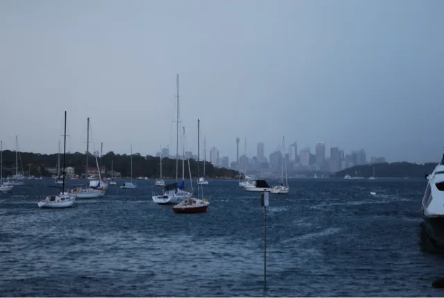 Watson's Harbor looking into Sydney....