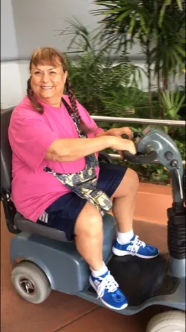 The scooter lady! (Way too much fun!)