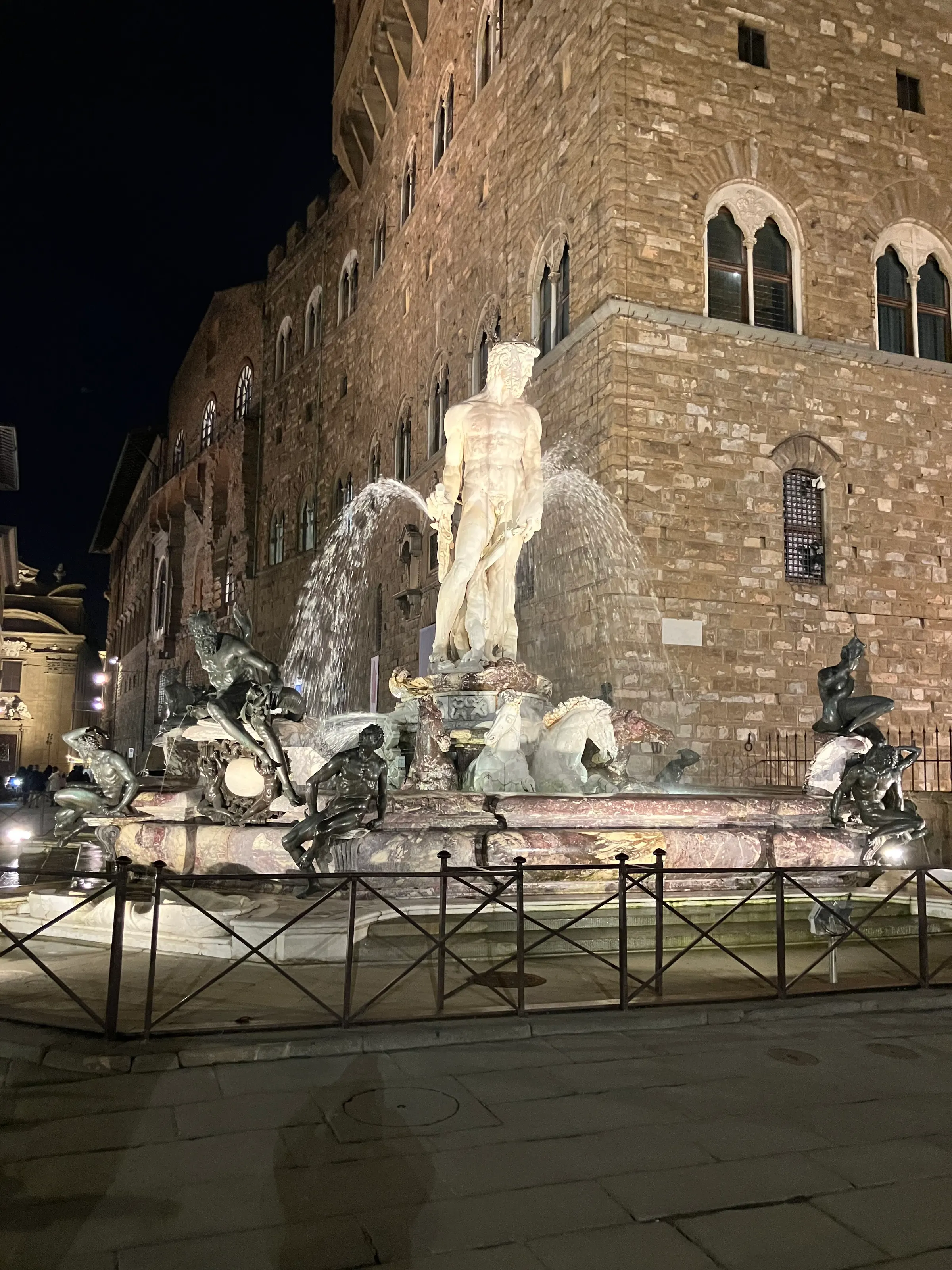 This was the only fountain that we saw that had water flowing from it. Getting us ready for Trevi Fountain in Rome tomorrow night!