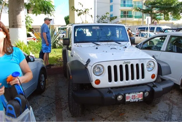 Our Jeep....(wish the top was off)....