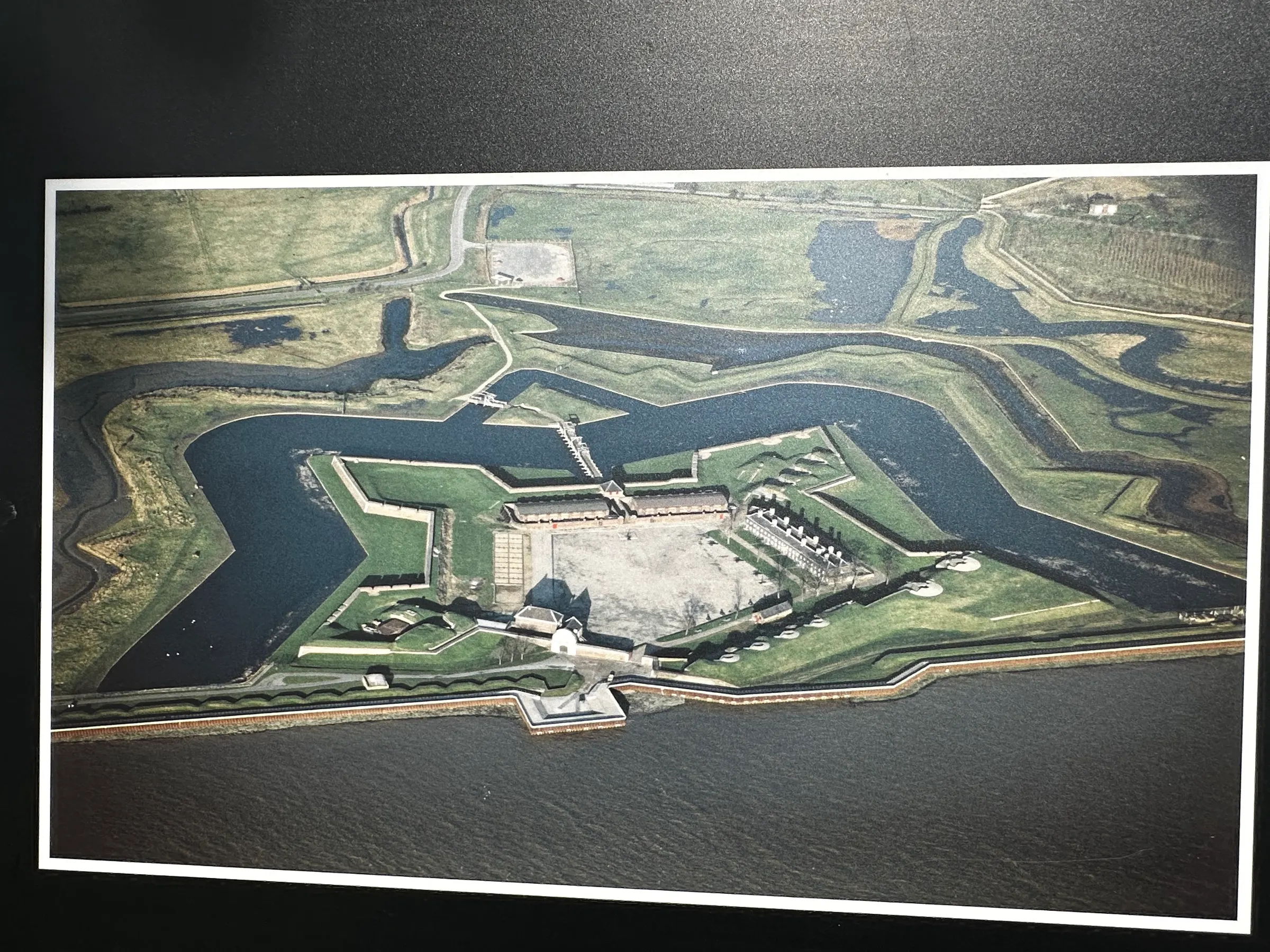 Picture of Fort Tilbury. It is quite large and sits right on the river Thames. It protected the entrance to England via the Thames back in the day.
