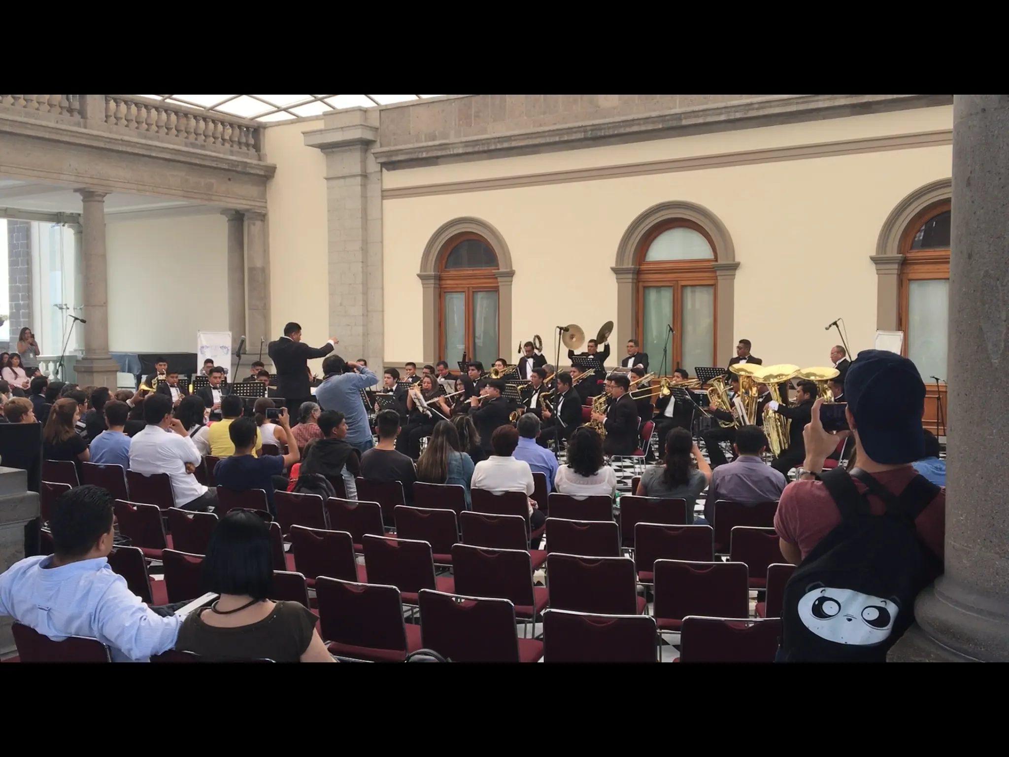The orchestra that was playing at the castle. Really good. Really fun to listen to.