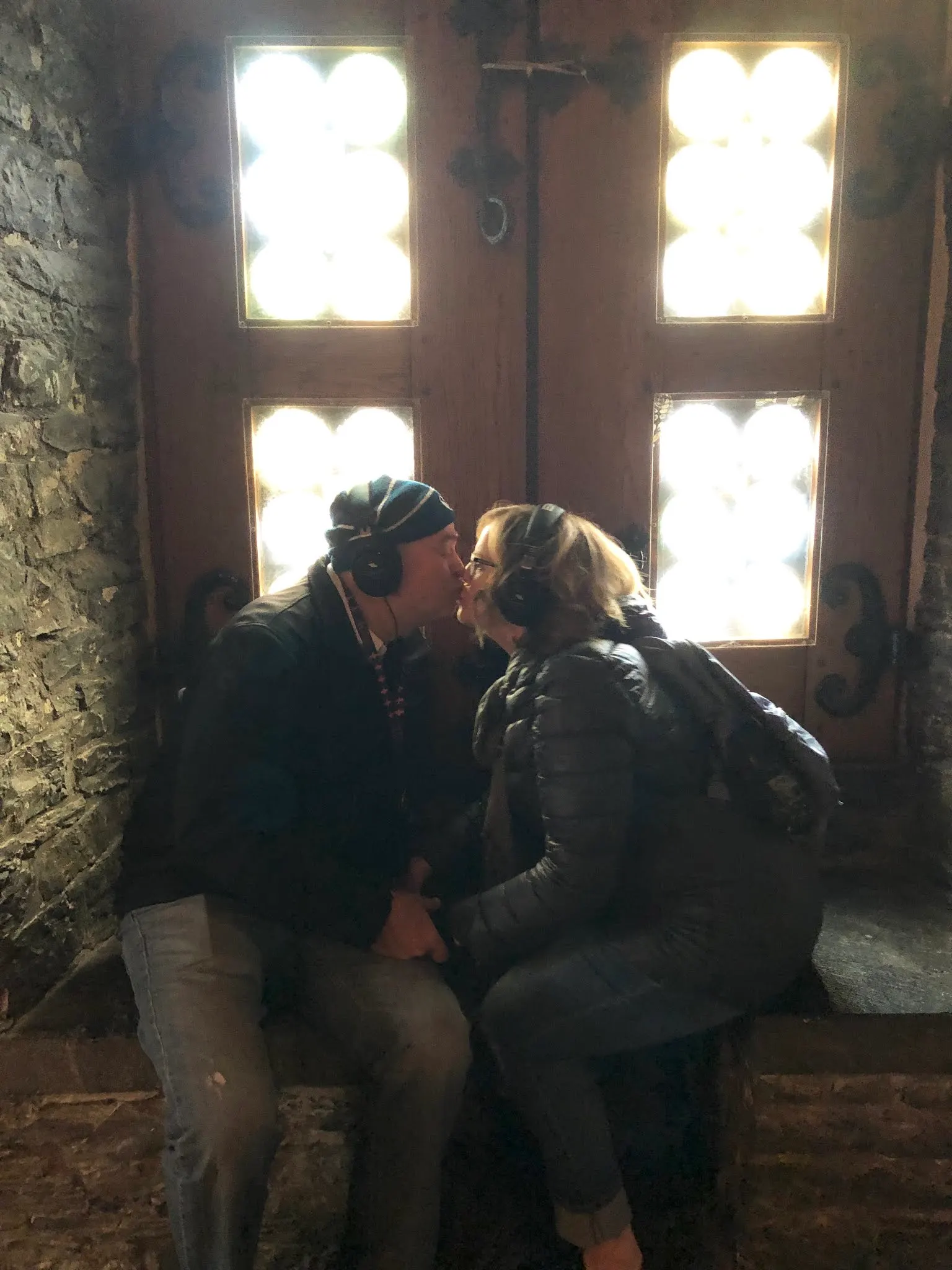 Another romantic, castle, moment.
