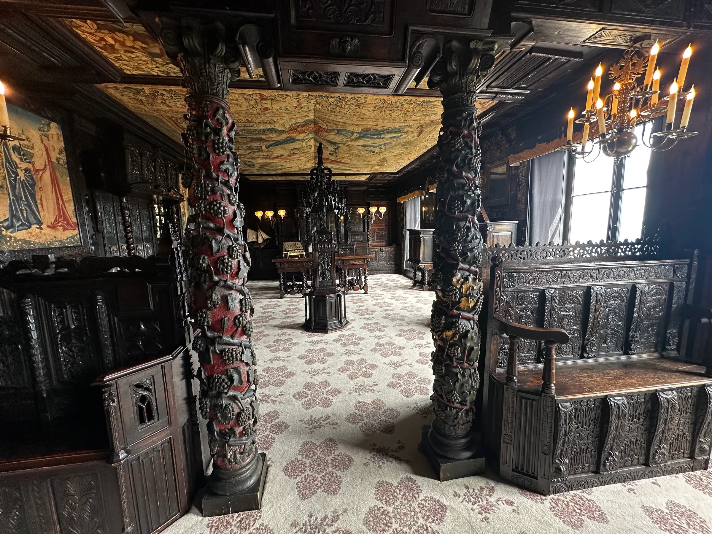 The next photos are of rooms in Hauteville House. Strange place by designed by Mr. Hugo.