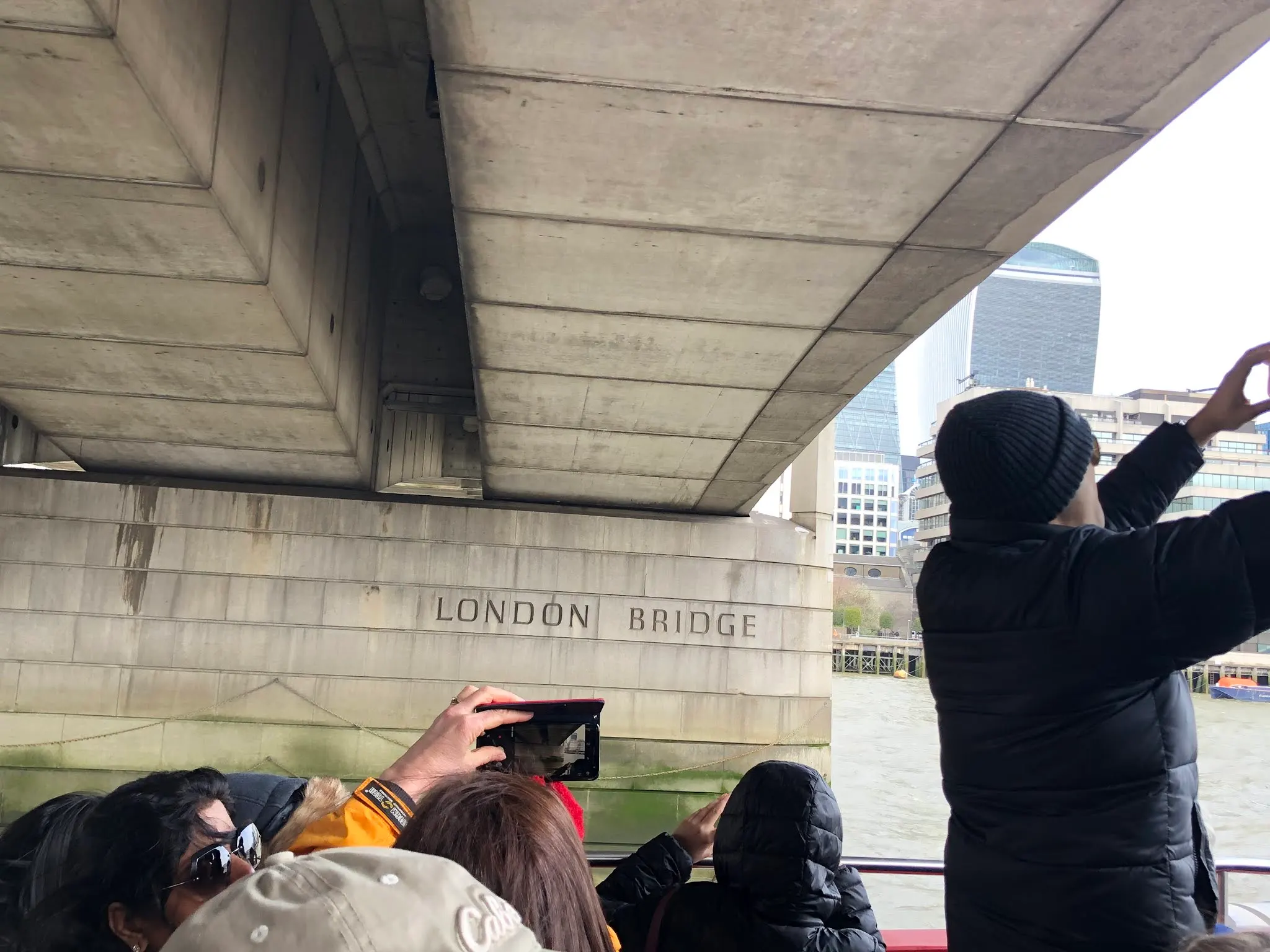 Going under the London Bridge..