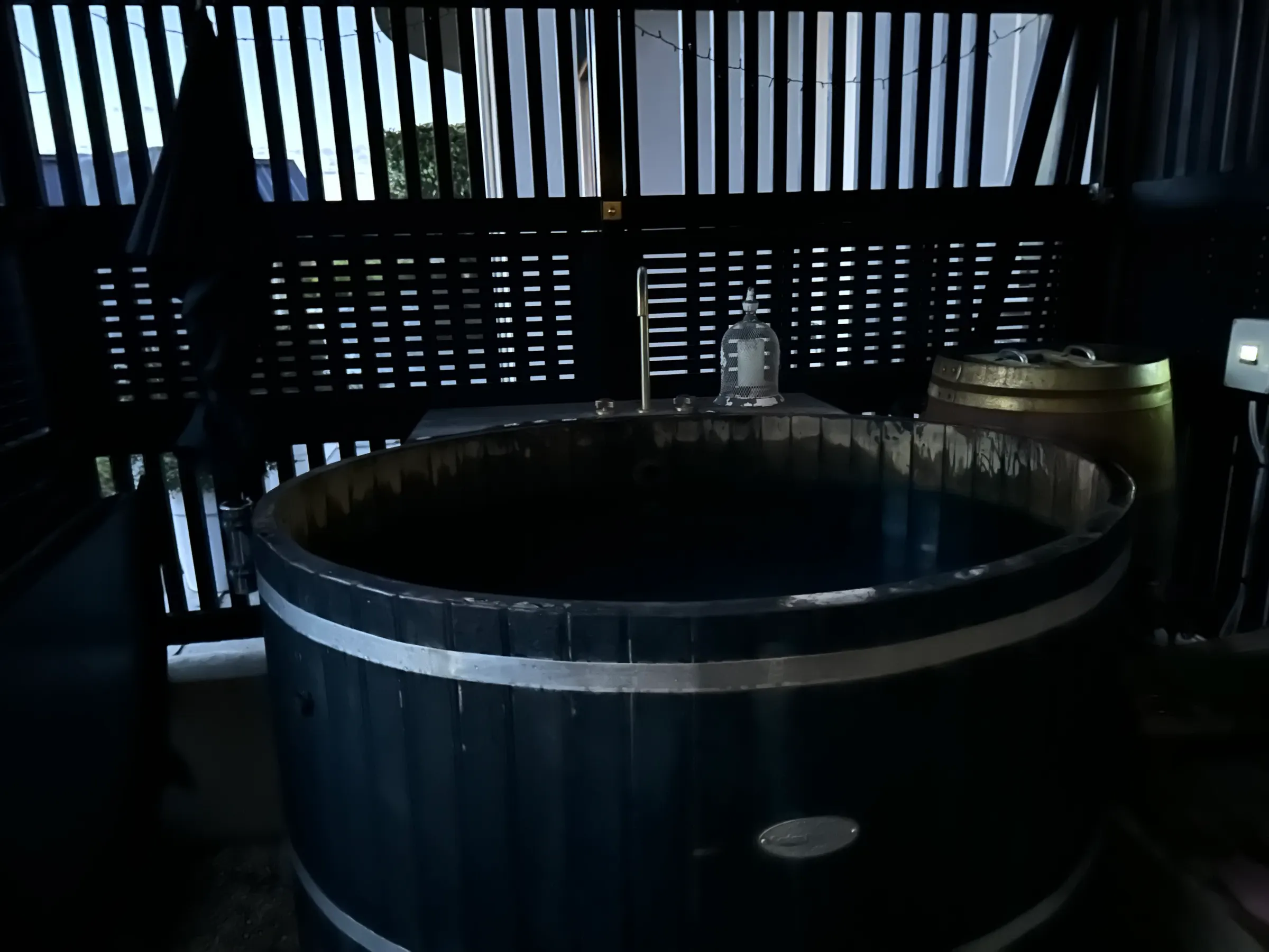 The hot tub!