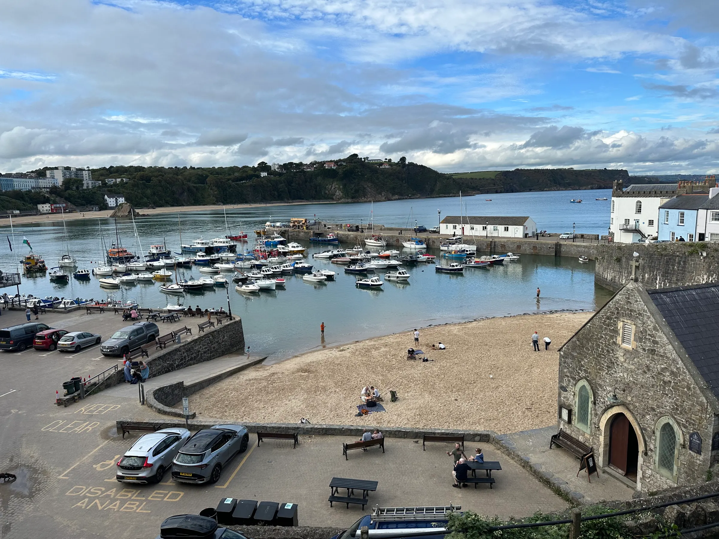 The port at Tenby.