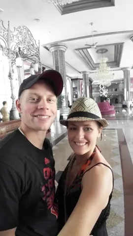 Brent and Ashley in the foyer of the Riu Palace Mexico....we've arrived to Paradise.