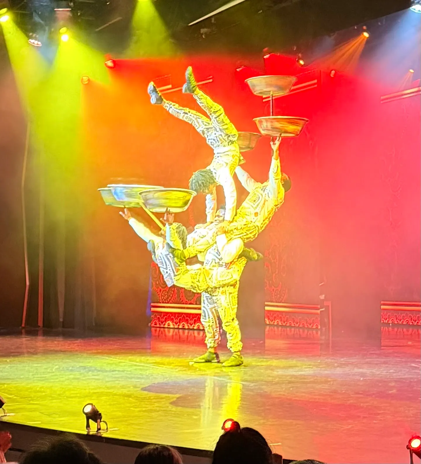 These 4 guys are the acrobat team on the boat. The flip and flop and do all kinds of crazy things. They performed tonight in our main show.