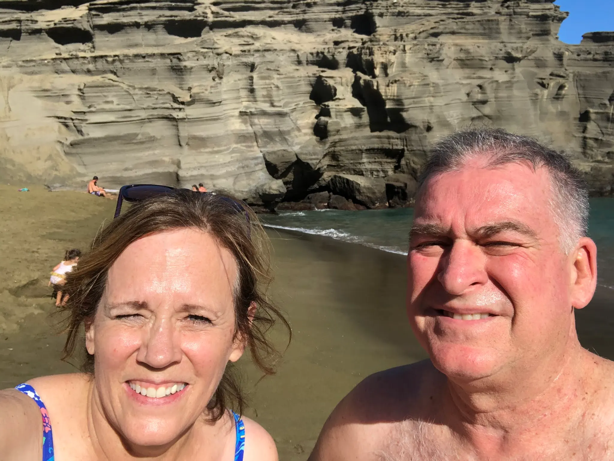 Another Green Sand Beach picture....