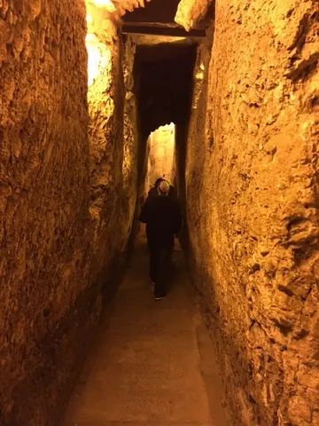 This is a aqueduct that runs just outside the west wall of the city....