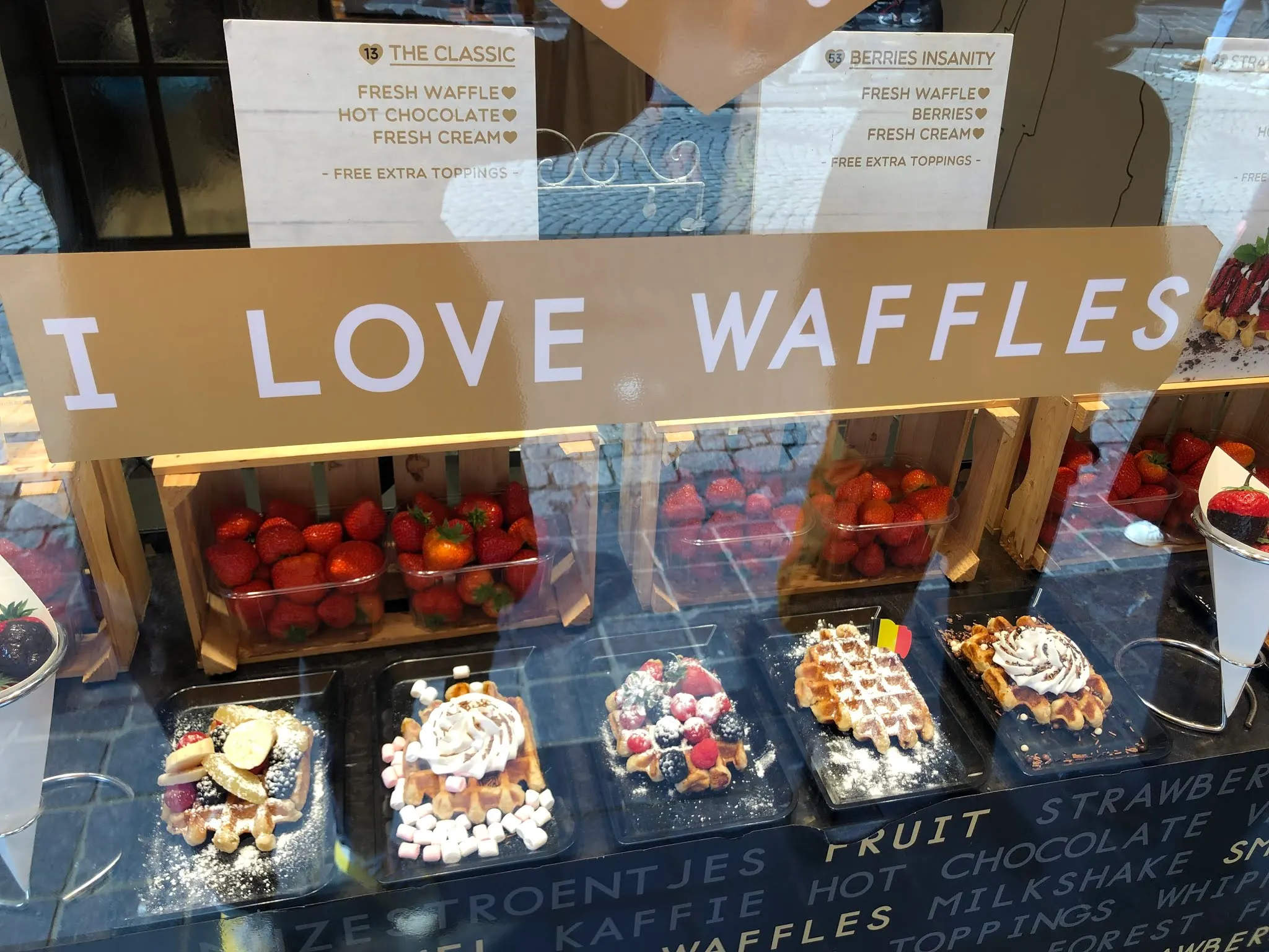 WAFFLES! Yum!