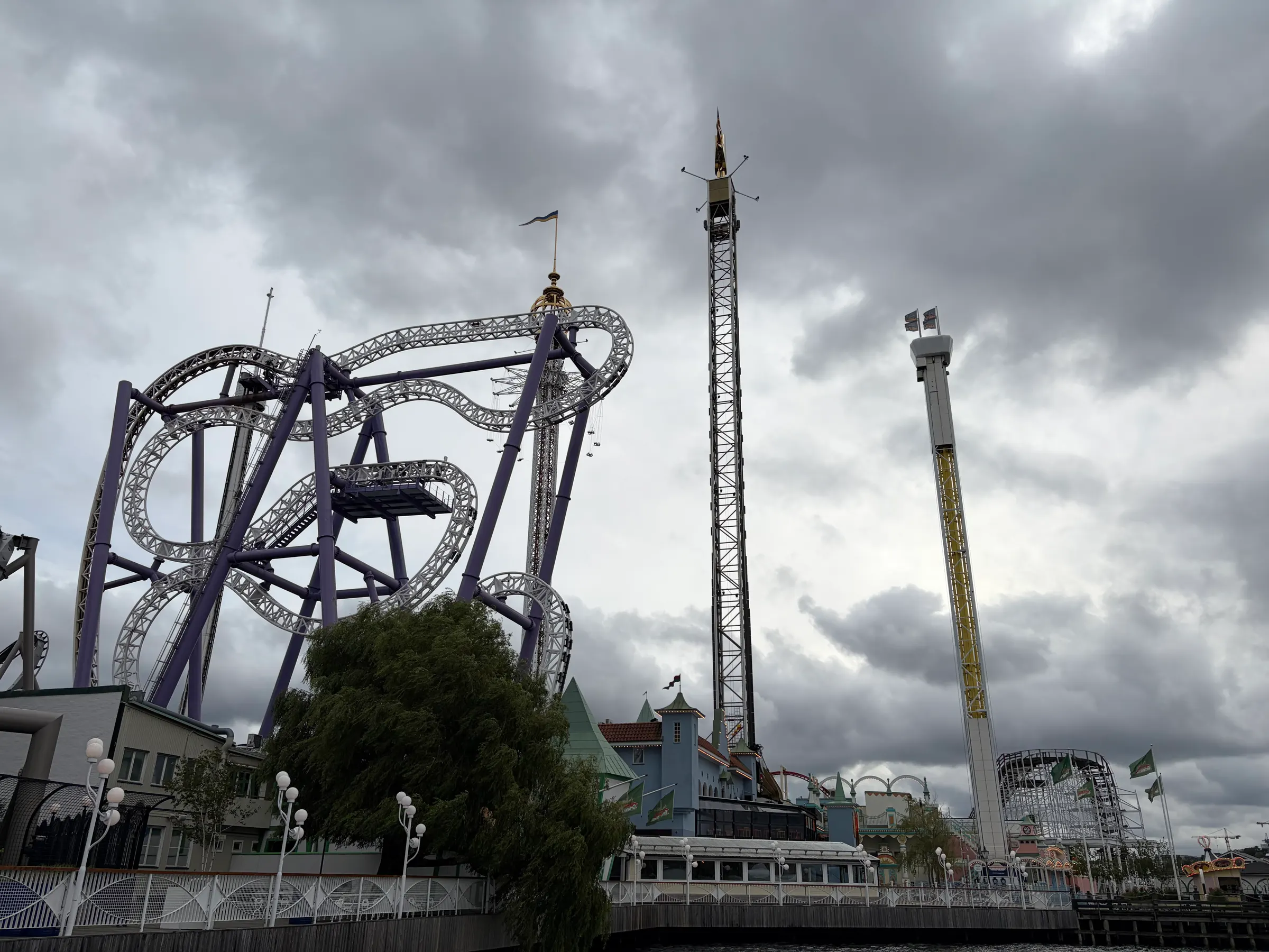 Believe it or not, we were right by their amusement park. Guess who this about killed. She was in such a bad mood that we would not make time to go in and ride the rides. We stayed by one in Copenhagen and now one in Stockholm. Go figure.