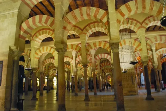 Columns in the Mesquita. Wonderful place.