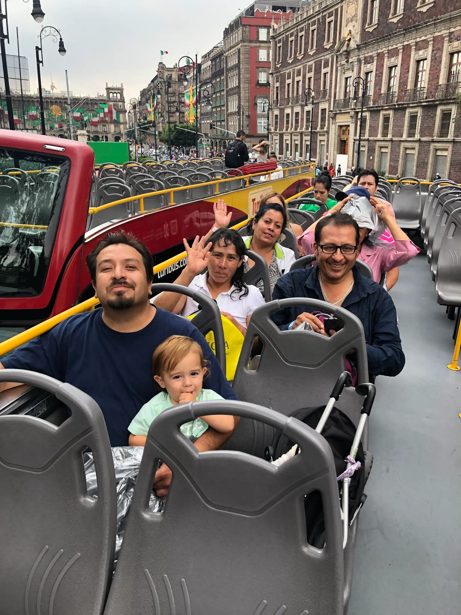 The bus riding group. Neza, Atticus, Blanca, Juan, Maraya, and I think Sylvia is behind Juan.