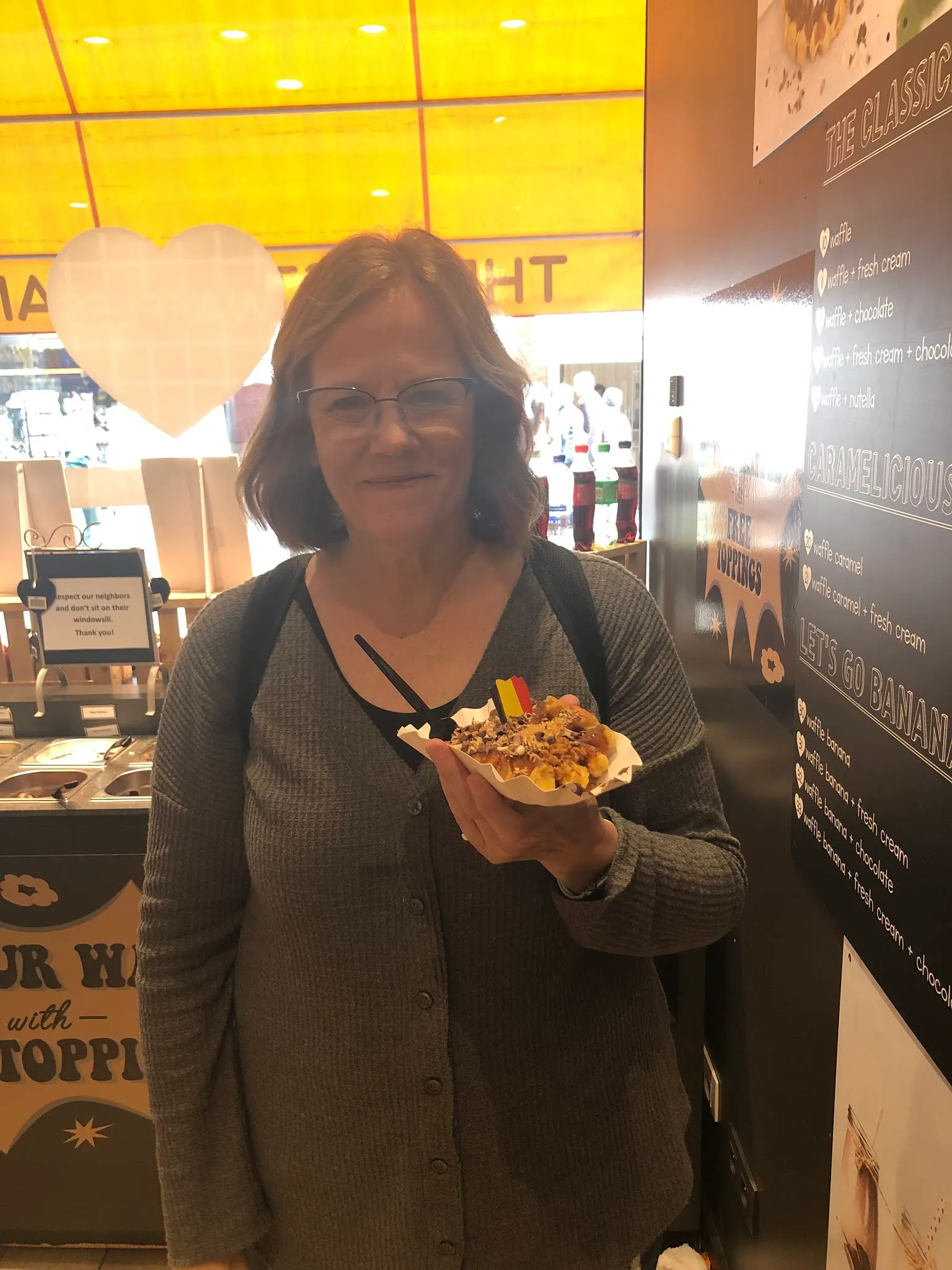 A waffle!