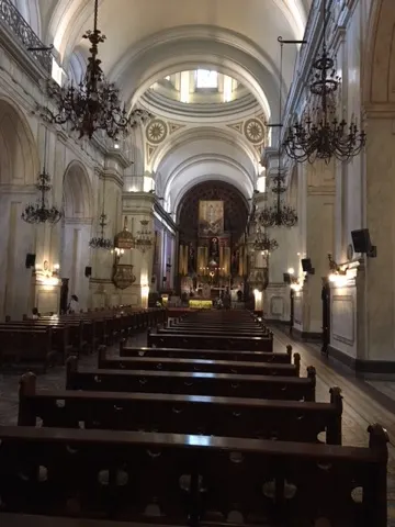 The central Catholic Church of Constitution Plaza....