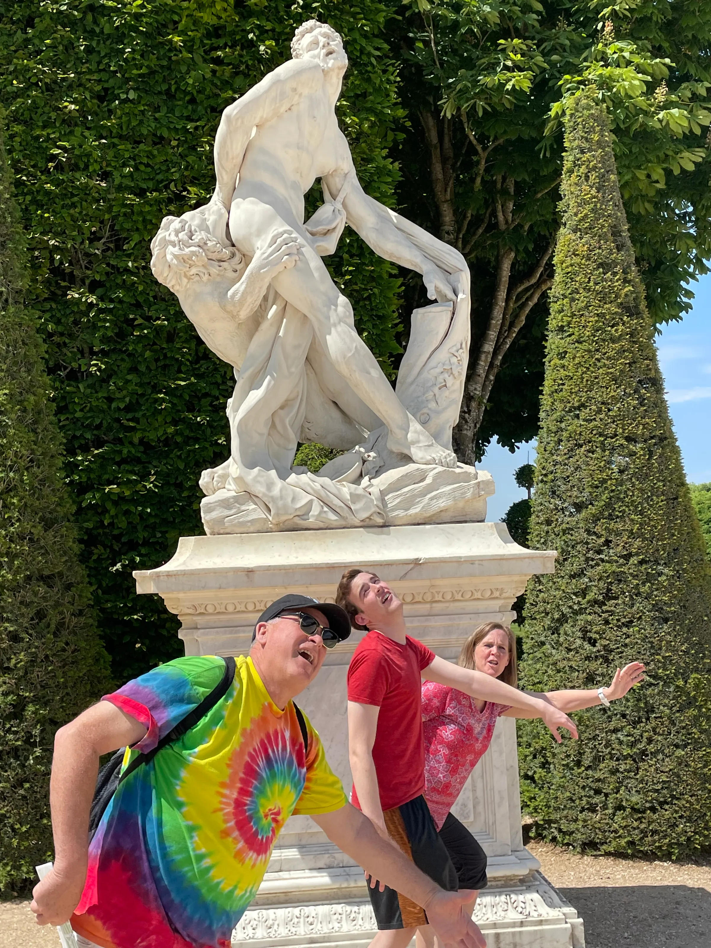 Who did the best pose? We three gave it our best shot!