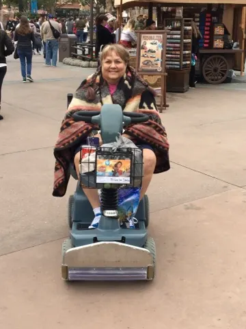 The scooter lady! (Way too much fun!)