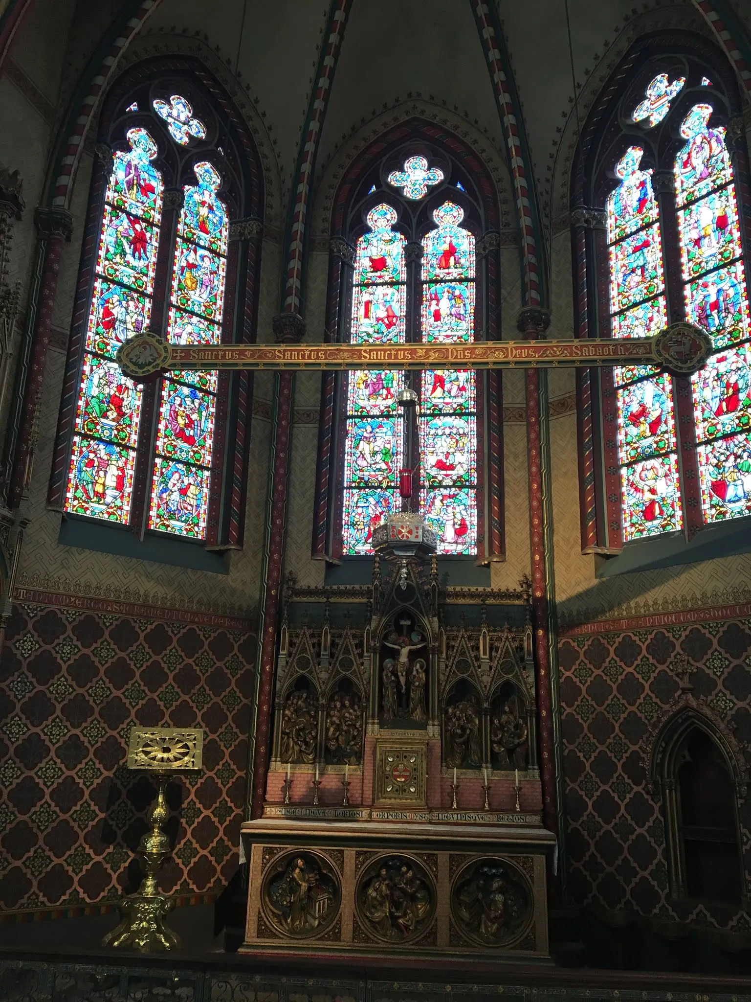 Inside the Church of the Lady.