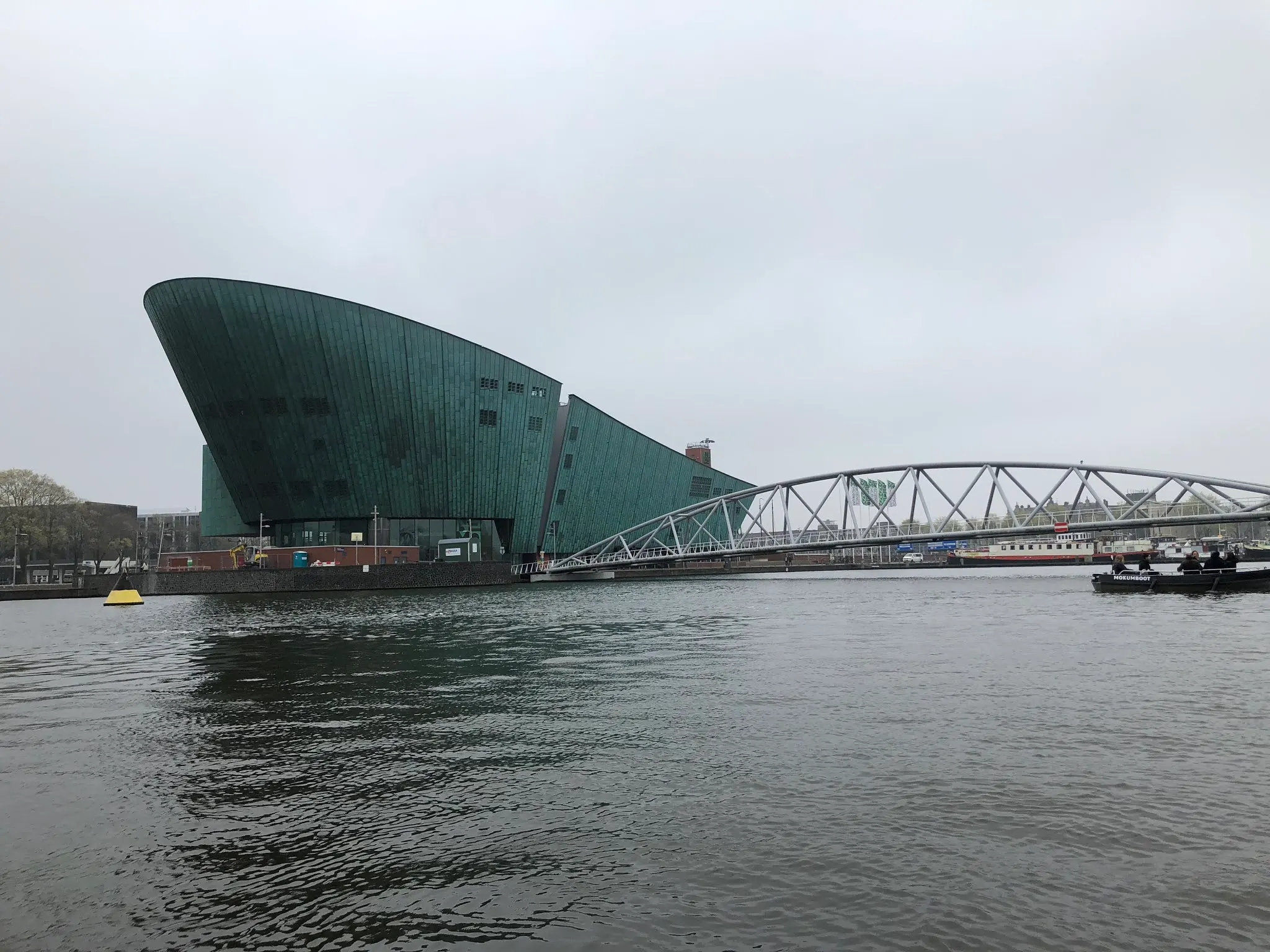 A museum that looks like a sinking ship!