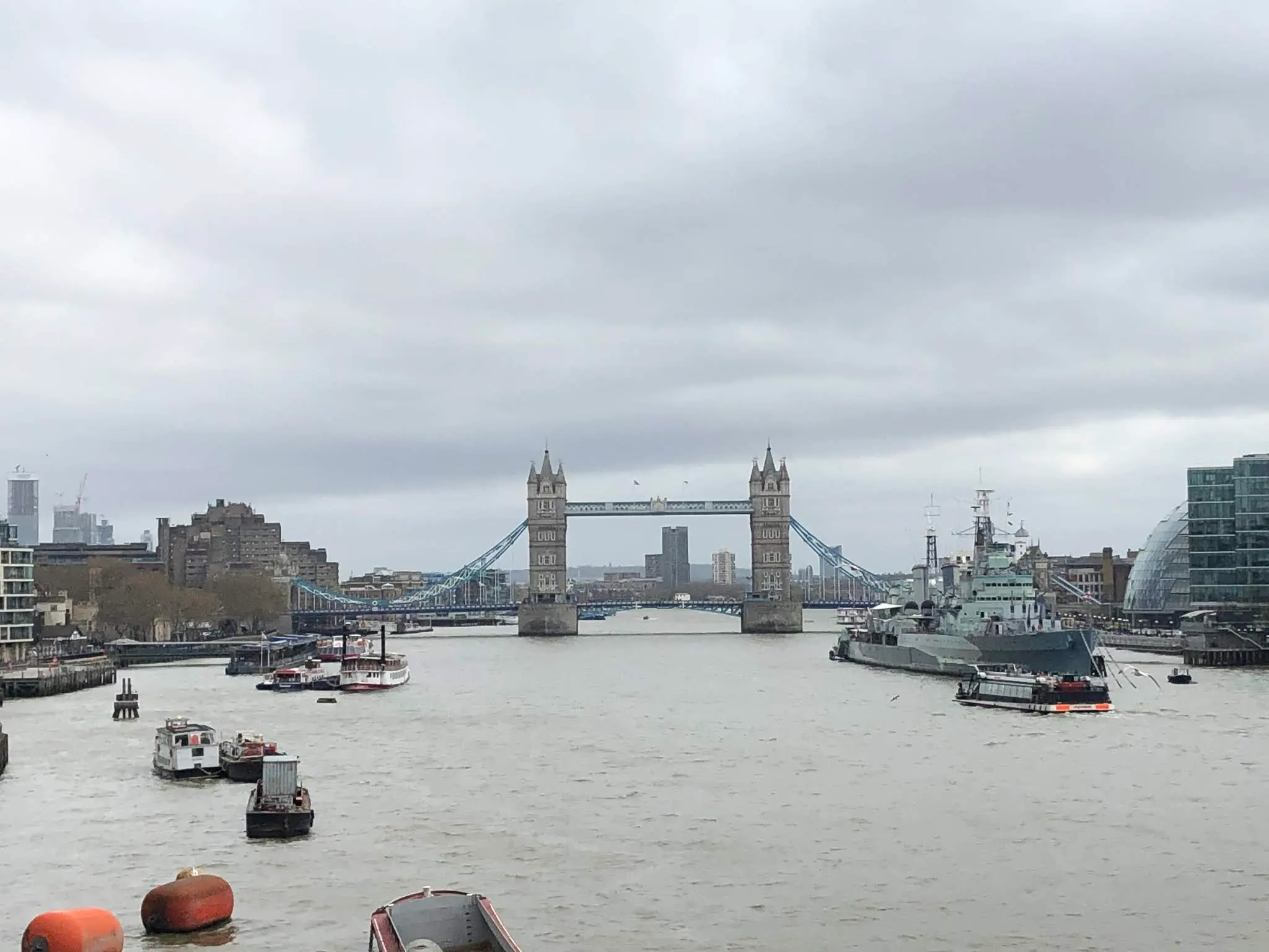 The Tower Bridge...