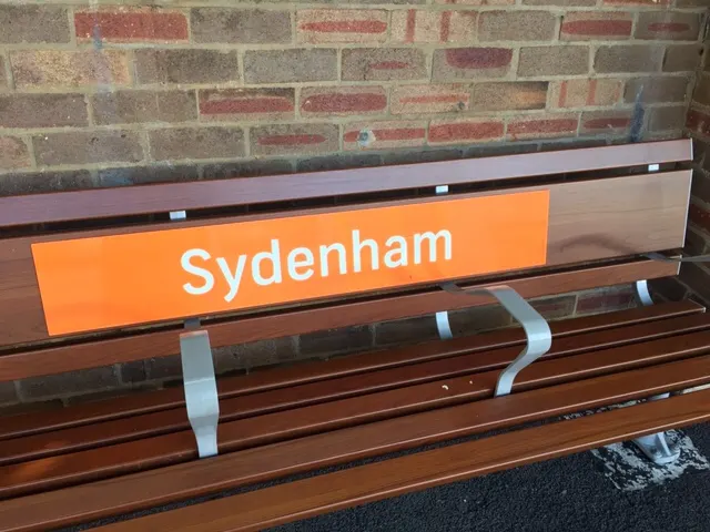 The train station....