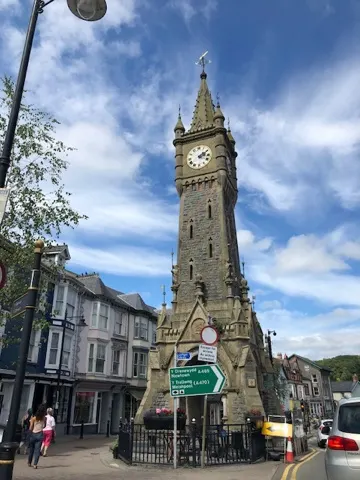 Crazy nice town clock....