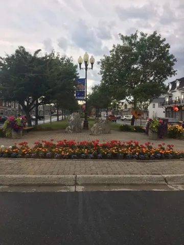 Downtown Grand Falls. It is a a very nice, really small town.