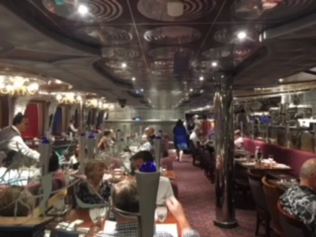 The dinner stop each night....
