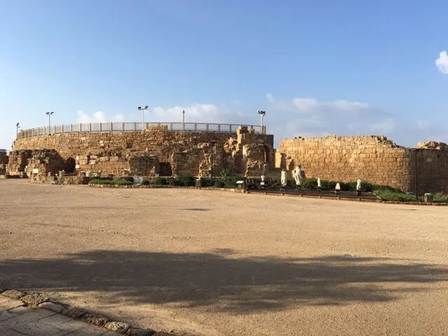 Ruins at Caesarea.....