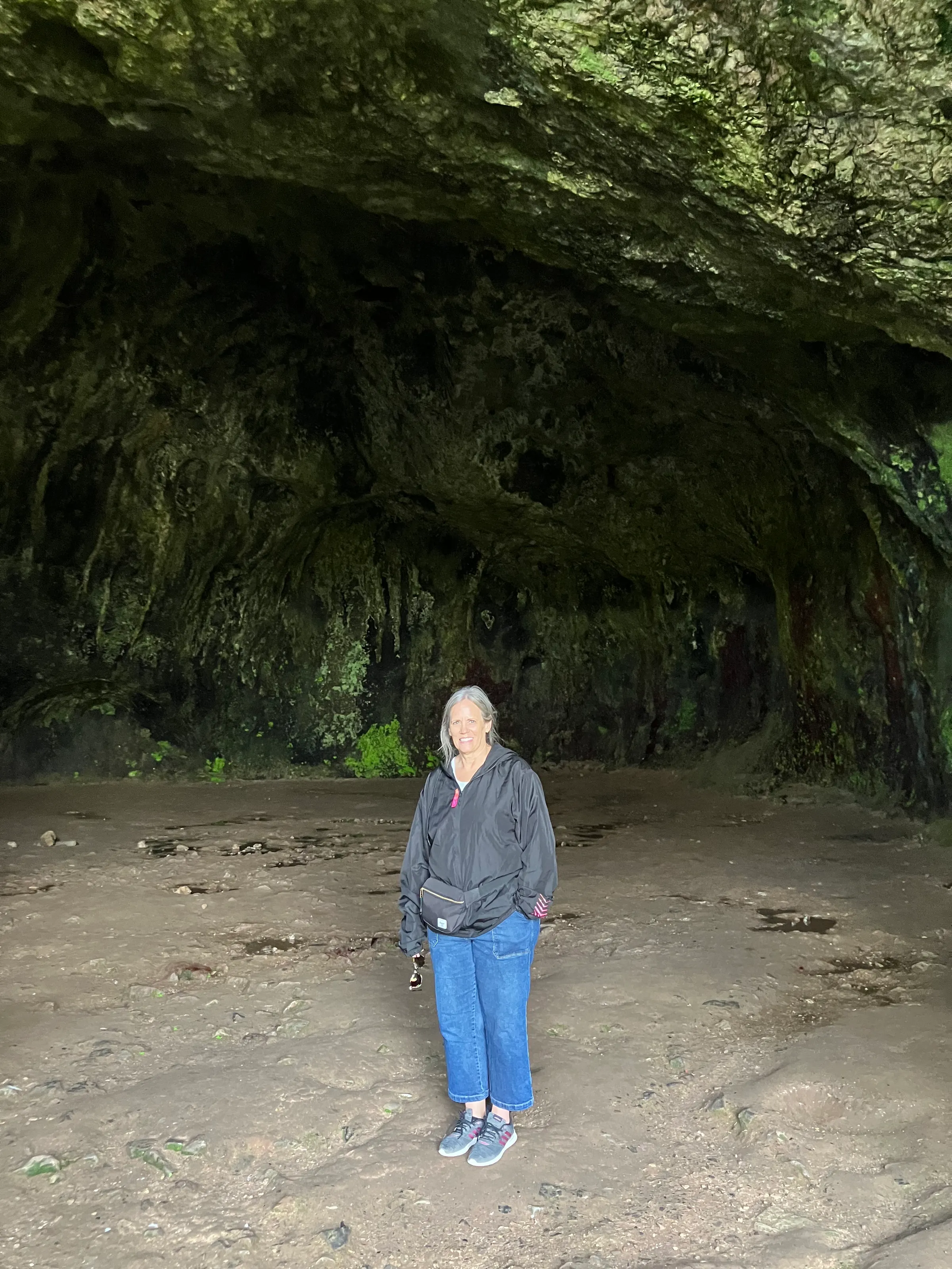 A cavern that you could take stairs down into from the Pembroke Castle.