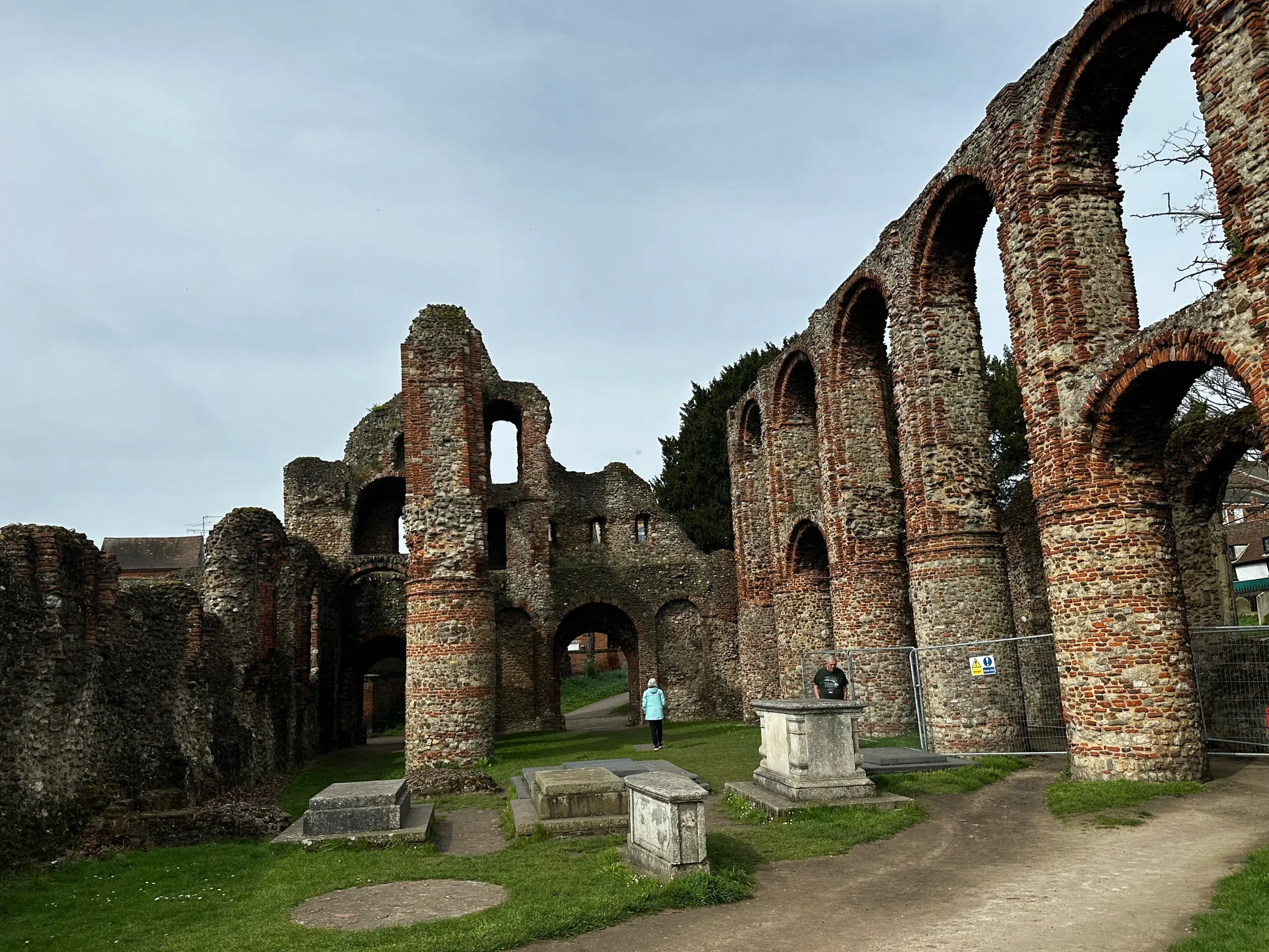 This is Orford Castle. You have to imagine a wall around this in its day. But now, the middle hall\tower just stands majestically on a small hill.