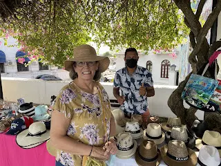 Our hat vendor who did the run to retrieve Denise’s new hat. What a nice guy he is\was!
