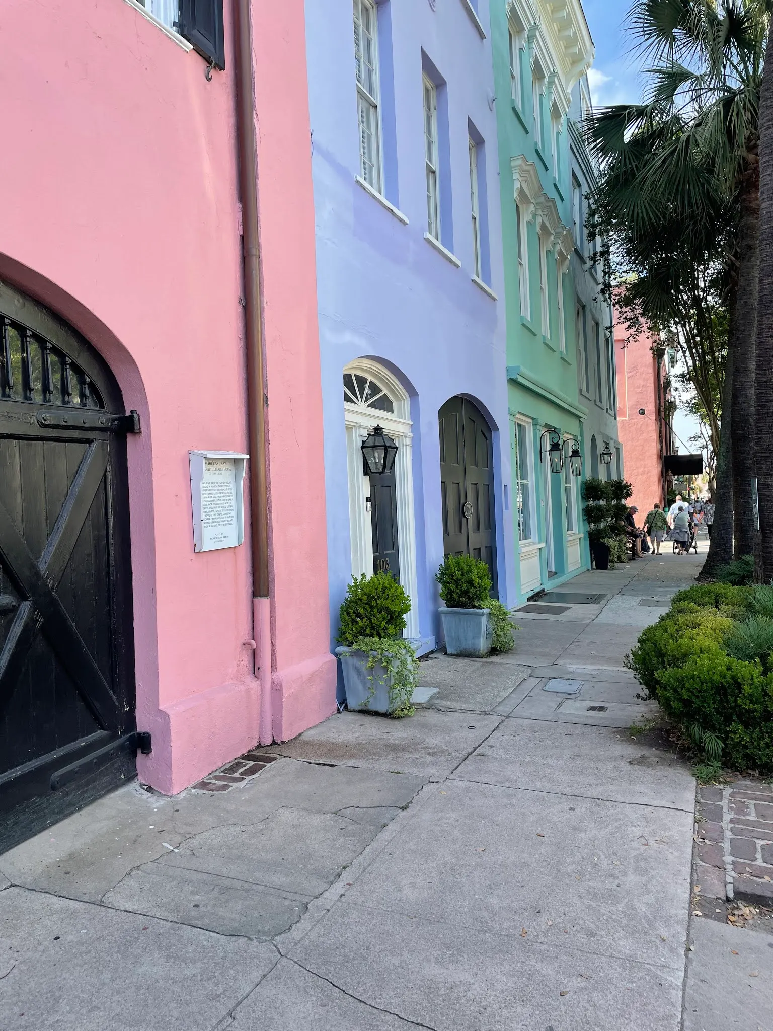 The outdoor markets on Market Street in downtown Charleston. Part of it is enclosed. Other parts are indeed open air. All kinds of things are sold except produce and food.