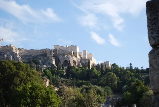 The Acropolis from afar....