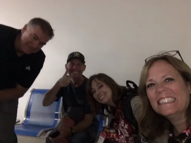 Waiting in the airport...