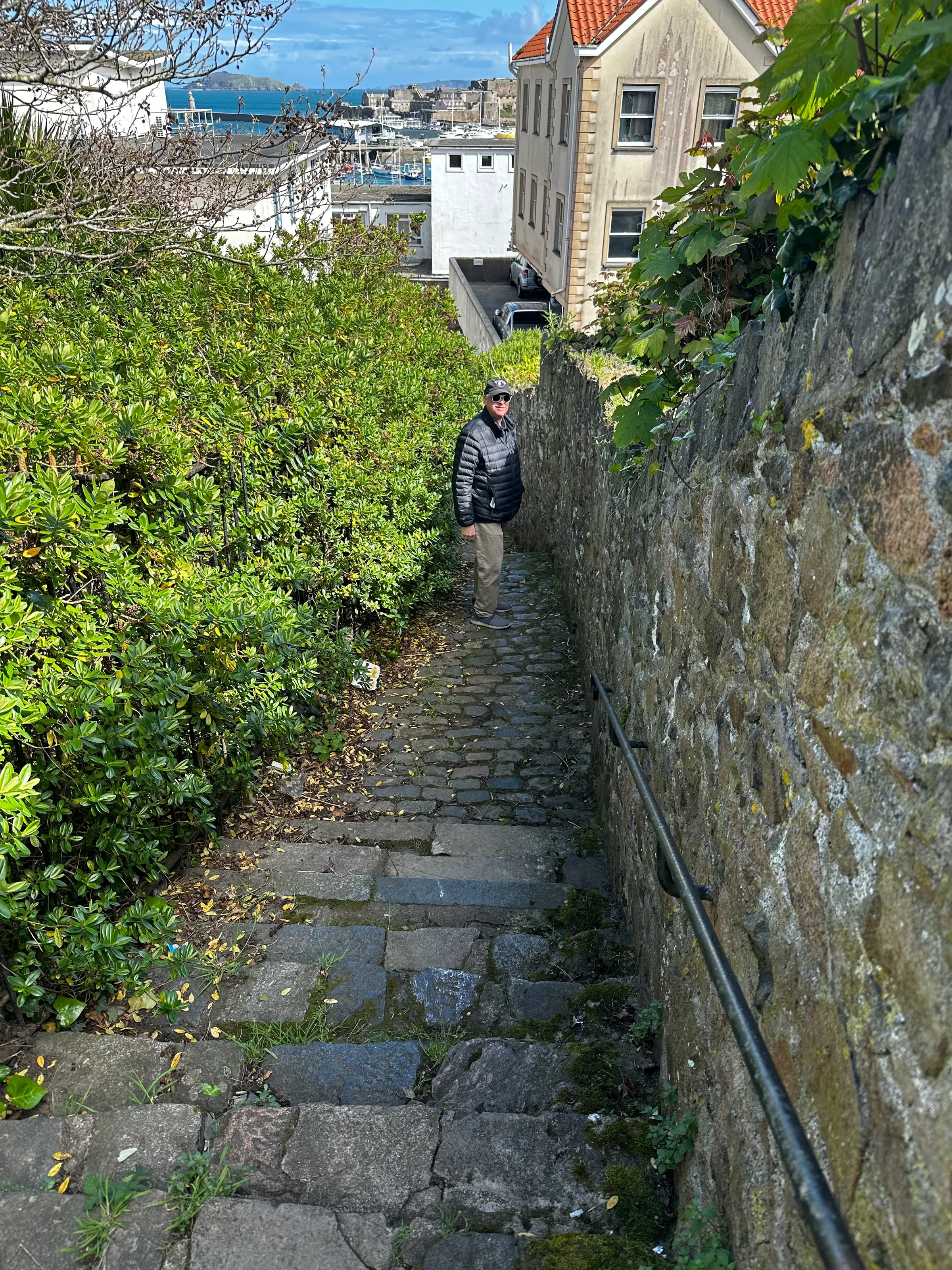 Some of the many steps we had to go up and down to get around this town.