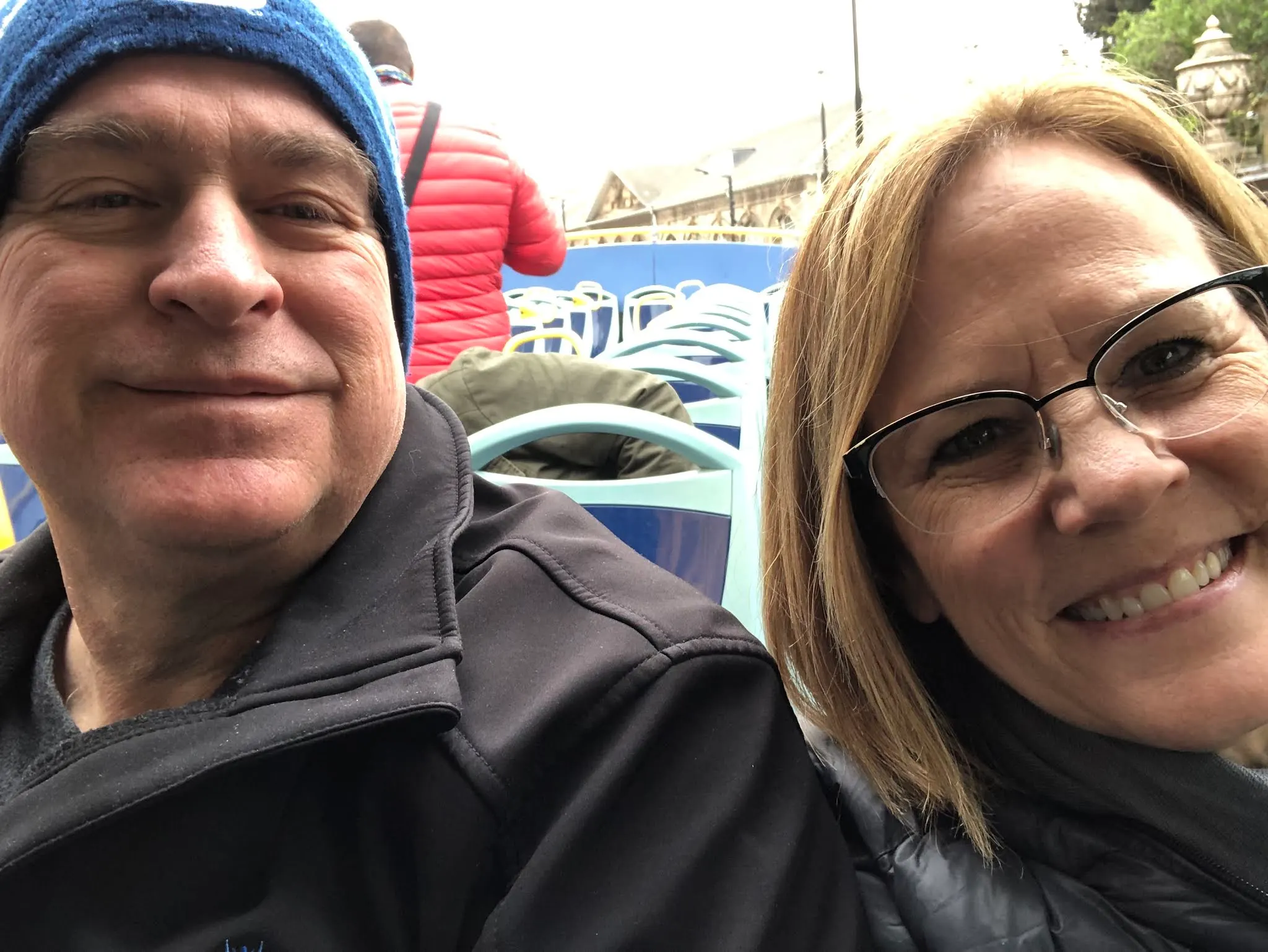 Cold but happy...