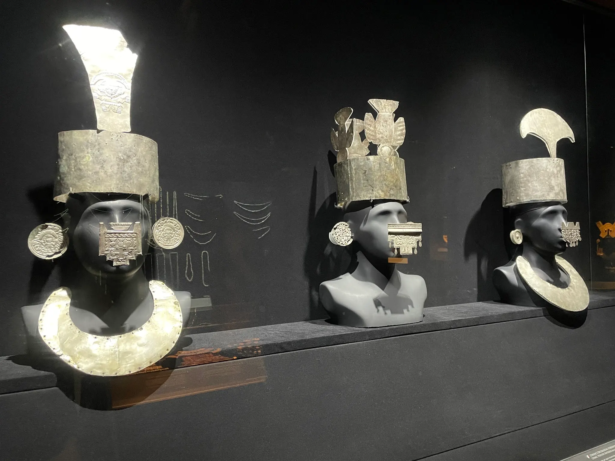 Some of the head and face gear that they used to wear. I think our society is headed there with such jewelry, tattoos and such.