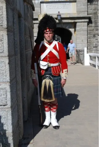 The Citadel fort in Halifax....