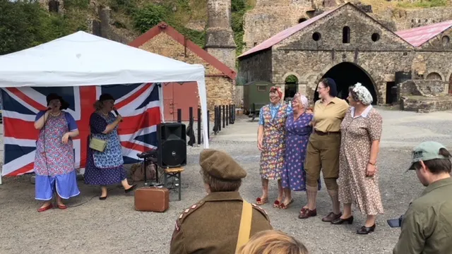 These ladies had wonderful voices as they sang 'Sera, Sera'...